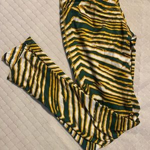 Women’s Packers ZUBAZ Leggings Sz XS